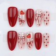 thumbnail image 1 of Press on Nails GUAACCB Valentines Medium Almond 30 unidades con kit, 1 of 7