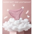 thumbnail image 6 of CF Modal Underwear Supersoft Hipster Panties for Women Breathable & Stretch Ladies Bikini Underpants Comfortable Undies 6 Pack(6B,M), 6 of 8