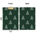 thumbnail image 5 of FORMRS Acrylic Clipboard with Low Profile Clip Standard A4 Letter Size, 12.5" x 9", New Year Tree Pattern, 5 of 8