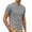 Gray, variant on IYTR Men's T-Shirts Short Sleeve T-Shirt Slim Fit Crew Neck Solid Color Basic Soft Cotton Daily Wear Casual Essential Top (Beige,XXL)