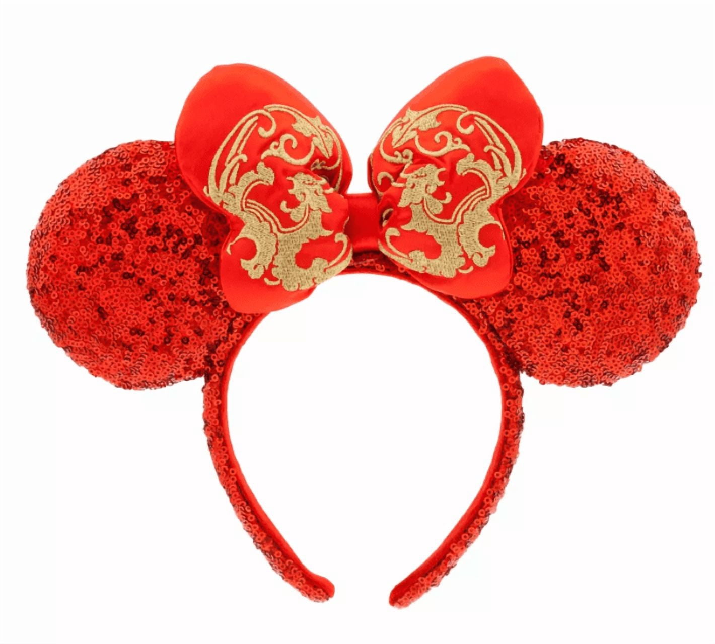 Disney Park Minnie Mouse Ear Headband for Adults – Lunar New Year 2022 Authentic Disney California Adventure Lunar New Year 2026 Merch  main image 2