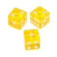 thumbnail image 1 of ruzhgo 100 x Translucent 16mm Six Sided Games Props Spot Spot Dice Dice RPG RPG Games Props Games Yellow, 1 of 9