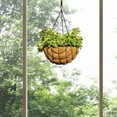 thumbnail image 6 of Taicans 18in Coconut Liners Coco Coir Hanging Basket Liners Natural Coco Fiber for Planters Flowers Vegetables,Easy to Use & Trim Flower Pot Liners for Indoor Outdoor,1Pcs, 6 of 7