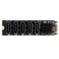 thumbnail image 1 of M.2 NGFF B-Key Sata a SATA3 Tarjeta de expansión JM575 Chipset Plug and Play 5 puertos Hugtrwg  Para estrenar, 1 of 9