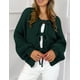 thumbnail image 4 of Suéter PRETTYGARDEN con lazo frontal y tejido grueso XL, 4 of 8
