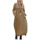 thumbnail image 3 of Oucaili Vestido suelto de talla grande para mujer con bolsillos, vestido de suéter de punto de manga larga, vestidos de túnica de invierno, ropa de salón de color sólido, 3 of 3