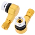thumbnail image 4 of Colaxi 2pcs Motorcycle Tire Tyre Valve Stems CNC Alloy 90 Degree For Front And Rear - Golden, 4 of 6