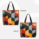 thumbnail image 2 of Easygdp Geometric Cube Pattern Art Bolsa Tote para Mujer, Bolso de Hombro para Trabajo, Playa, Viajes, Compras y Supermercado, 2 of 7