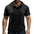 thumbnail image 2 of XIYON Casual Golf Shirts For Men Spring Summer Outdoor Sports Fitness Short Sleeve Shirts Pocket Top Shirt Classic Comfortable Mens Shirts, 2 of 6