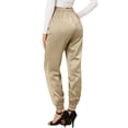 thumbnail image 3 of INSPIRE CHIC Junior's Athleisure Pants Drawstring Elastic Waist Ankle Joggers, 3 of 5