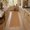 Brown, variant on 2x6 Scalloped Washable Runner Rug for Kitchen, Soft Tan Jute Hallway Runner Non Slip Entryway Rug Farmhouse Thin Laundry Mat Stain Resistant Carpet for Bedroom Bathroom Beside Rug