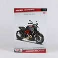thumbnail image 2 of Maisto 1:12 2011 Ducati Diavel carbon black motorcycle diecast metal model kit, 2 of 5