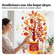 thumbnail image 3 of Abbraccia Pegatina para puerta de vidrio diseño serpiente 2026, vinilo electrostático, decoración festiva de Año Nuevo, 3 of 6