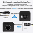 thumbnail image 4 of Audio Isolator XLR Audio Noise Filter Noise Suppressor Isolator Audio Signal Isolator for Eliminator Common Ground,1 * Audio Isolator,Black, 4 of 8