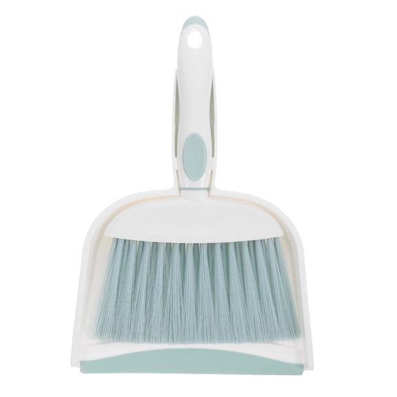 TITINICE Green Small Dustpan and Brush Set with Comfortable Handle for Desktop and Sofa Dusting
