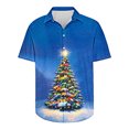 thumbnail image 5 of Styesk T-Shirts pour Homme Mode Col Rond Imprimé Manches Courtes T-shirt Décontracté Ample, 5 of 5