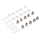 thumbnail image 5 of Conector macho XLR Bling Bling juego de 10 conectores de metal de 6 pines, 5 of 12