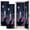 Color 3, variant on Gothic 2 Pcs School Locker Magnetic Wallpaper 12" x 36" Majestic Piercing Blue Eyes Rainy Jungle Reusable Removable Locker Accessories Back to School Supplies