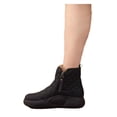 thumbnail image 4 of Zapatos de mujer acolchados de algodón, botas de nieve de piel de suela gruesa con forro polar de invierno, zapatos casuales antideslizantes gruesos y cálidos, 4 of 6
