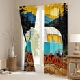 thumbnail image 3 of Erosebridal Kids Camping Themed Black Out Curtains,Rustic Country Adventure Curtains Pack of 2 (42x63 Each) For Boys, 3 of 7