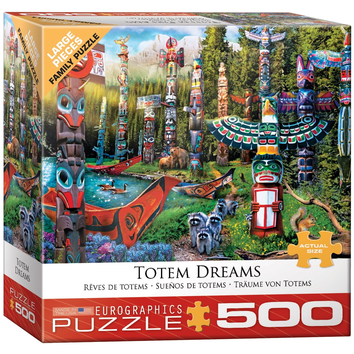 Totem Dreams 500 Piece Jigsaw Puzzle Eurographics