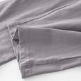 thumbnail image 3 of Wyobmus Women's Cotton Pajama Pants Solid Color Elastic Waisted Couples Home Sleepwear Pajamas Pants Gray, 3 of 5