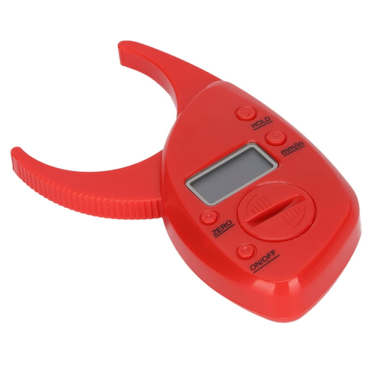Body Fat Caliper, Fat Calipers Body Fat Monitors For Fitness Enthusiasts  For Trainers Red