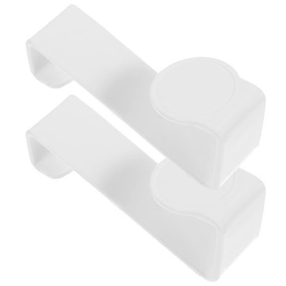 STRANDCHIC Toilet Seat Hook Plastic Multi-Functional Z Shaped for Home Storage 2Pcs