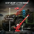 thumbnail image 4 of 33" High Lift Farm Jack, 3-Ton Heavy-Duty High-Lift Jack with 6600LB Capacity, Multi-Purpose Ratcheting Jack for ATV, Truck, Tractor & Off-Road Vehicles Accessories (Red), 4 of 7