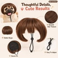 thumbnail image 5 of Funny Pet Wig Headband for Dogs & Cats – Cute Costume Accessory for Photos, Parties Holidays, Wigs Costumes Outfit Halloween, Small Medium Large Dog, Cat Cosplay Clothes Accessories, 5 of 8
