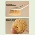 thumbnail image 5 of Luxcidy 2PC Dish Brush with Handle, Dish Washing Brush Sisal with Bamboo Handle Dish Scrubber, Kitchen Dishwashing Brush for Cleaning Dishes/Pans/Pots/Sinks, 5 of 6