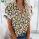 thumbnail image 2 of Mujeres Pantalones Cortos Impresos Blusas de Manga Corta Y Top Regular, Vestido de Moda de Verano Casual para Mujeres, 2 of 4