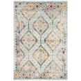 thumbnail image 3 of SAFAVIEH Madison Lanford Vintage Geometric Area Rug, Blue/Yellow, 6' x 9', 3 of 10