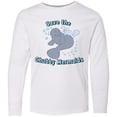 thumbnail image 3 of Inktastic Save the Chubby Mermaids with Cute Manatees Long Sleeve Youth T-Shirt, 3 of 5