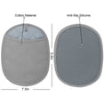 thumbnail image 3 of DISEN 2pcs Silicone Pot Holders, Non-Slip Heat-Resistant Hot Pads for Kitchen Baking, Gray, 3 of 6
