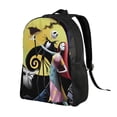 thumbnail image 2 of Goofa The Nightmare Before Christmas Pattern Large Capacity Backpack – Padded Laptop Compartment, Ergonomic Design for School, Work, Travel, and Outdoor Activities, 2 of 8