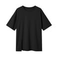 thumbnail image 5 of Girls Summer Tops Plain Tshirt Short Sleeve Kids Tee Tops Oversized Back To School Girls Clothes Birthday Girl Clothes Outifit, 5 of 5
