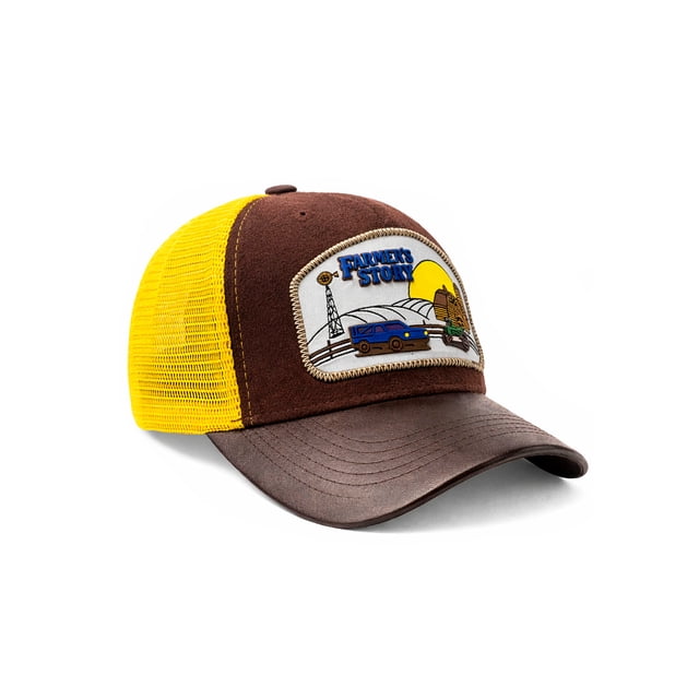 Knite Gorra Barn Blue Trucker Agro Diseño Campirano Malla Transpirable