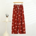 thumbnail image 2 of Seductiva Casual Pants for Women Women's Loose Fit Printed Pants Ã¢ÂÂ Summer Casual Wide Leg Trousers Soft Leggings for Women 1PC, 2 of 5