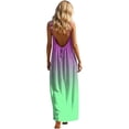 thumbnail image 6 of Kojanyu Women's Ombre Nylon Spandex Jumpsuit – Backless Swim Cover Up, 6 of 9