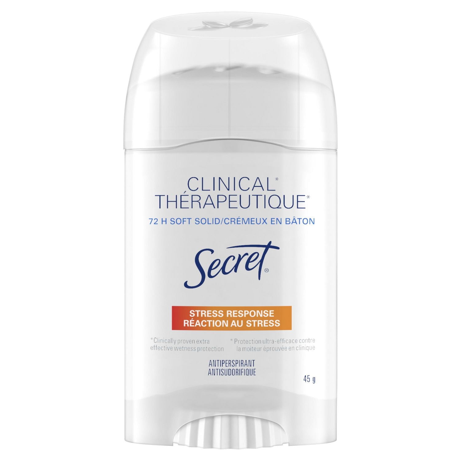 Secret Clinical Strength Soft Solid Antiperspirant and Deodorant, Stress Response, 45 g
