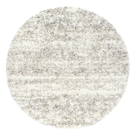 nuLOOM Brooke Contemporary Shag Area Rug, 6' 7" x 9', Ivory