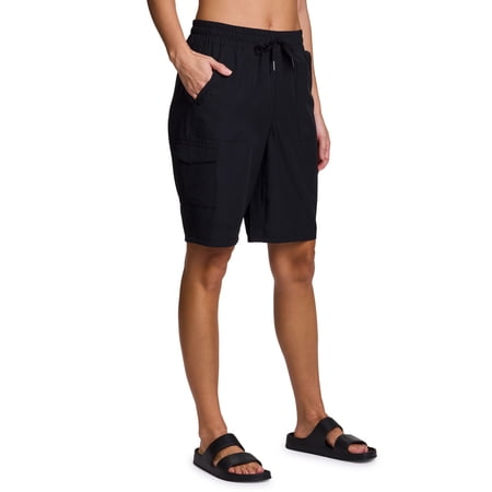RBX Active Women's Woven Cargo Bermuda Short With Pockets