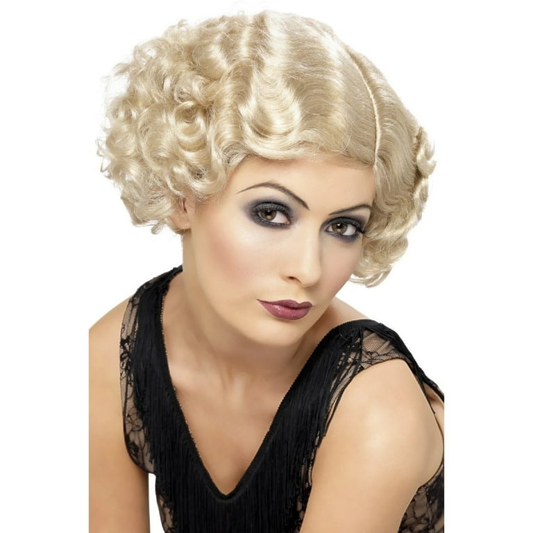 20s Flirty Flapper Wig Adult Brown