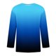thumbnail image 5 of Camisas de Lino para Hombres Impresión Cuello Redondo Casual 3/4 Manga Blusa, Mezcla de Lino de Algodón para Primavera Verano Ocio Y Tops Diarios, 5 of 9