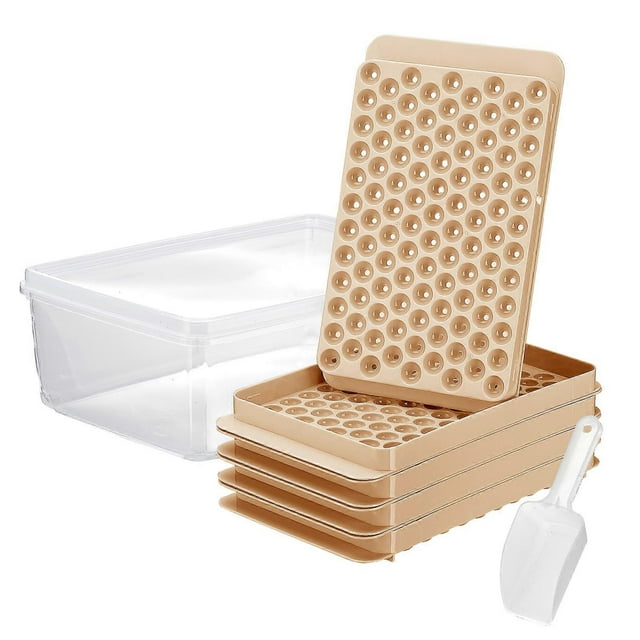 Powder (4-layer ice cube+shovel+box) 104 round ice cube mold-OEIN