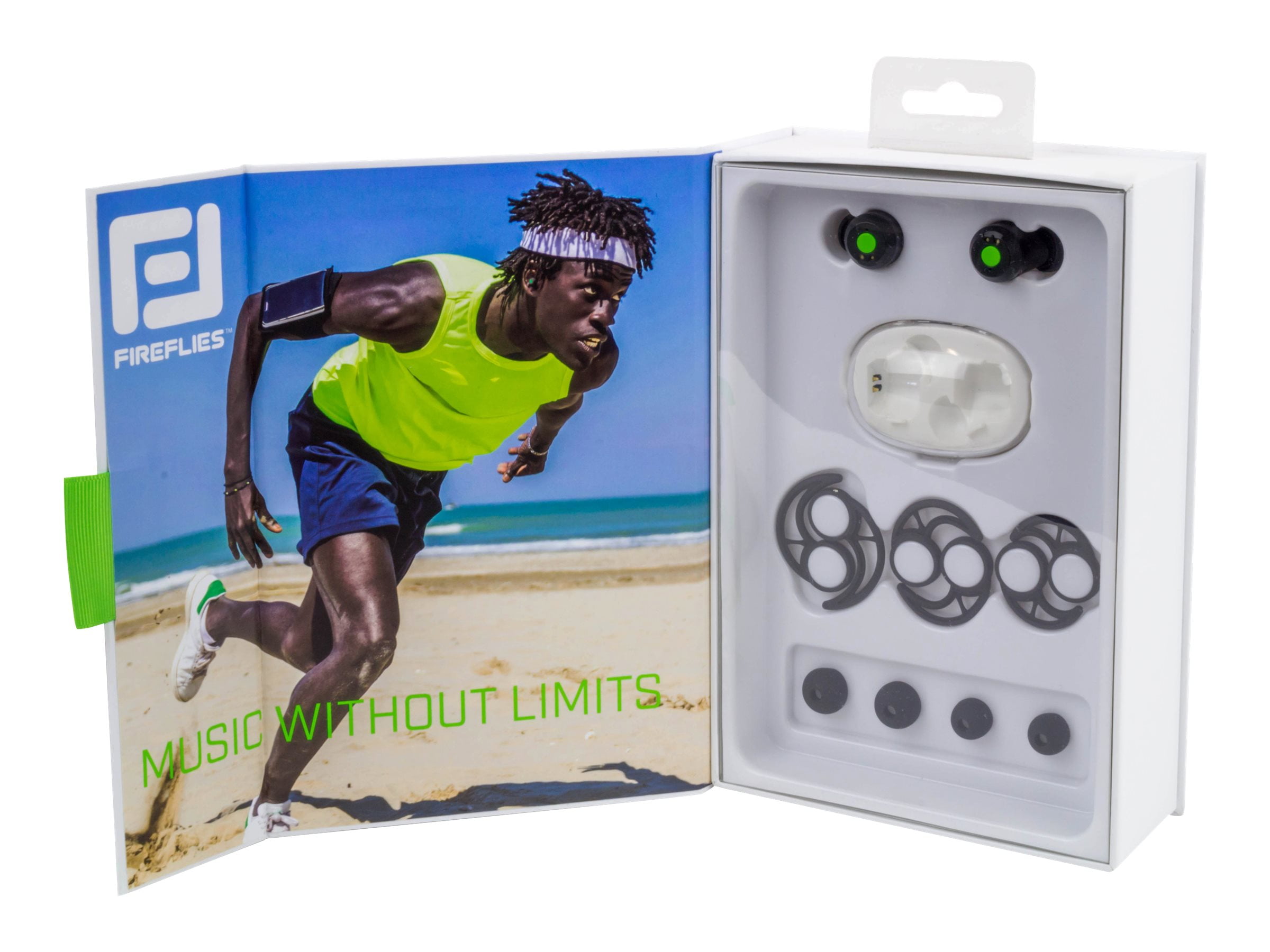 FireFlies Wire Free Earbuds Earphones in ear Bluetooth wireless