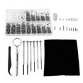 thumbnail image 1 of Eyeglass Repair Kit Sunglasses Repair Kit With Nose Pads Screws Screwdriver Tweezers For Watch Clock Spectacle Repair, 1 of 7
