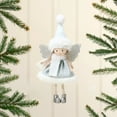 thumbnail image 5 of Christmas Hanging Doll Decorations, Christmas Tree Ornaments, Angelic Girl Doll with for Holiday Decor, Blue White Pink Cloth Stocking Stuffer Gift for Kids, 5 of 7
