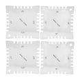 thumbnail image 2 of Luthier Tools,4PCs Stainless Steel Ruler Ruler Guitar Accessory Industry-Leading Standards, 2 of 9